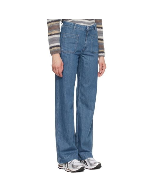A.P.C. Blue New Seaside Jeans