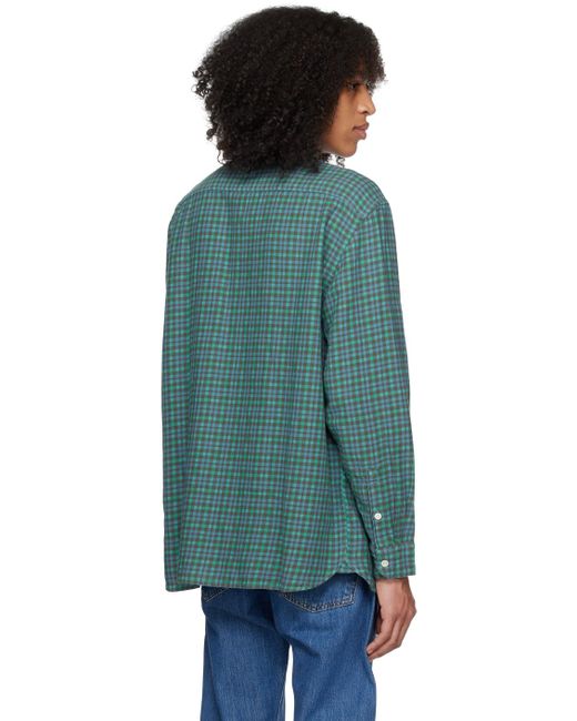 Levi's Green & Blue Jackson Shirt for men