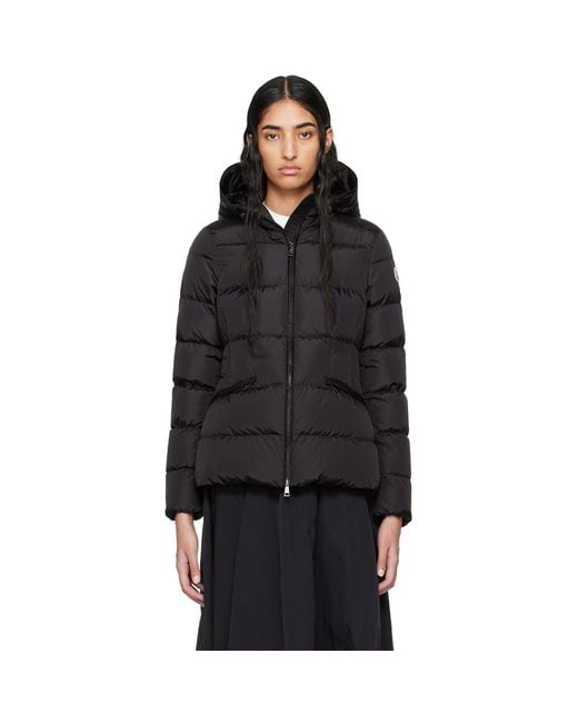 Moncler Black Avoce Short Down Jacket