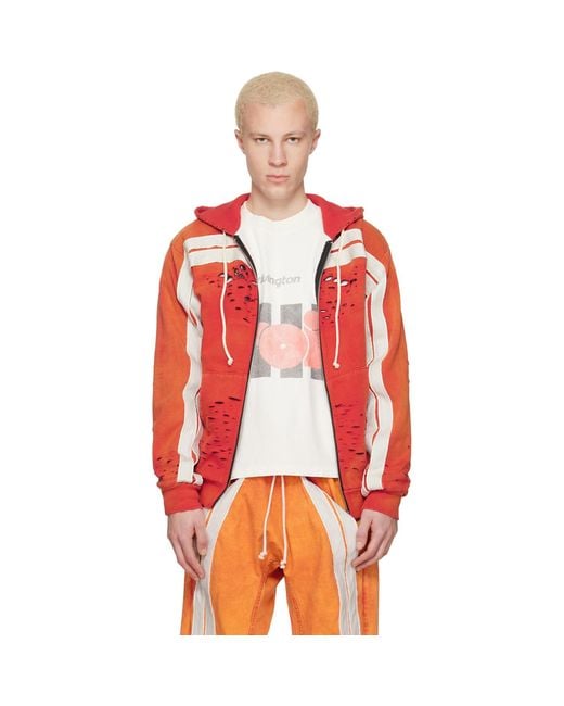 RIVINGTON roi Rebis Red Apocrypha Pious Zip Hoodie for men