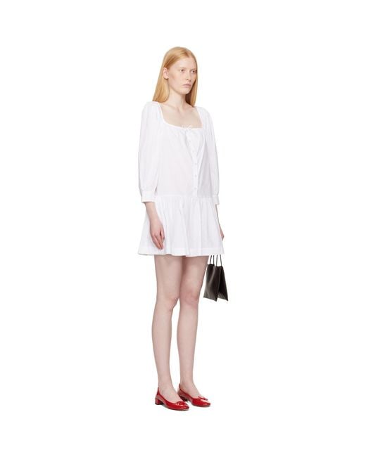 Sandy Liang Black Delia Minidress