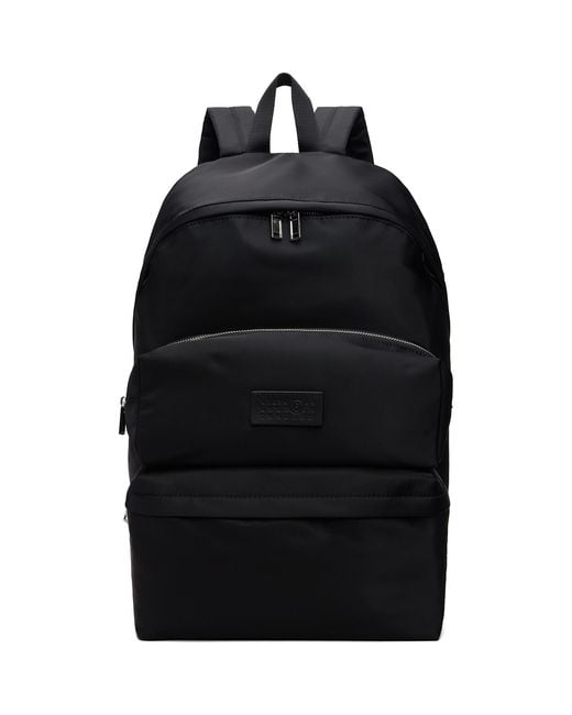 MM6 by Maison Margiela Black Numeric Backpack for men