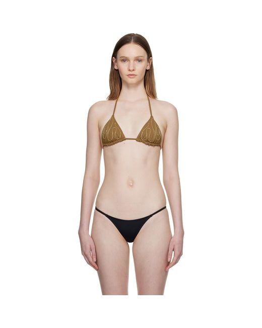 Paloma Wool Black Sharpie Bikini Top