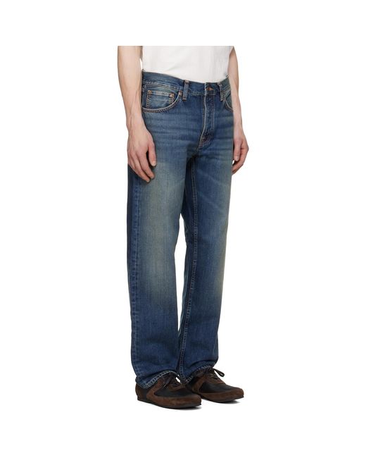 Nudie Jeans Blue Rad Rufus Jeans for men