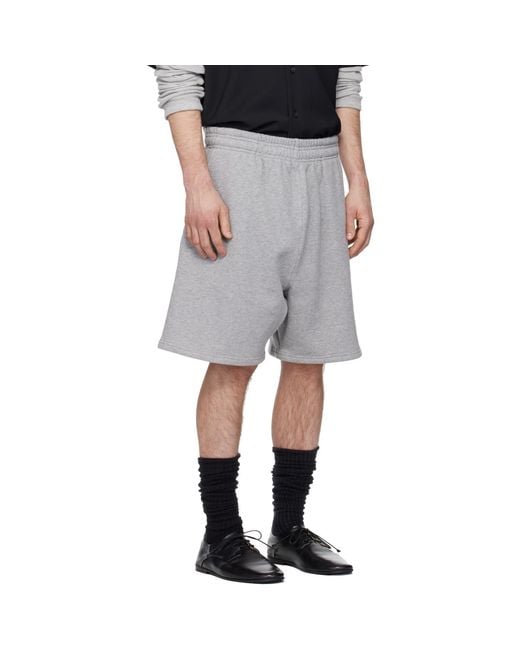 Entire studios Black Standard Sweat Shorts for men
