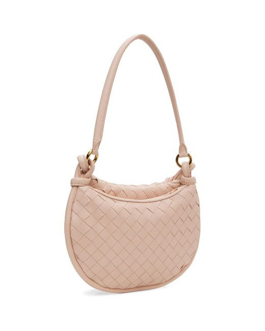 Bottega Veneta Brown Pink Small Gemelli Bag