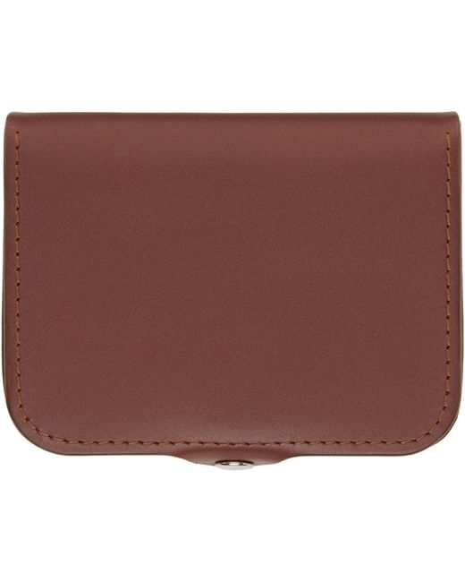 A.P.C. Brown Josh Bifold Wallet for men