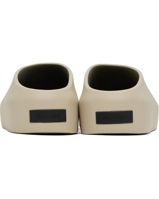 Fear Of God Black 'The California' Mules for men