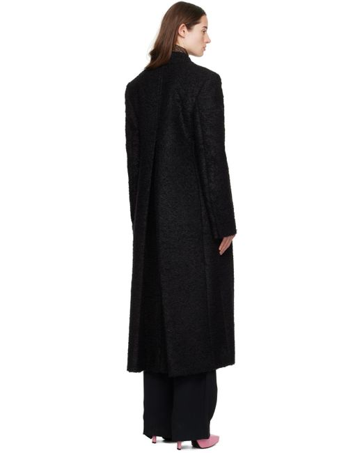 Givenchy Black Button Coat