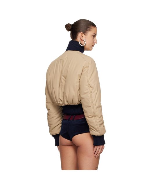 Jean Paul Gaultier Blue 'The Bomber' Jacket