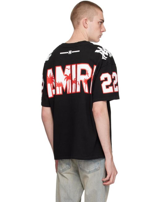 T-shirt surdimensionné noir Amiri pour homme en coloris Black