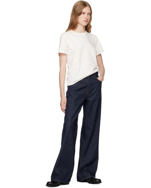 Jean Dan The Row en coloris Blue