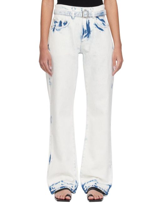Proenza Schouler White Indigo Ellsworth Jeans