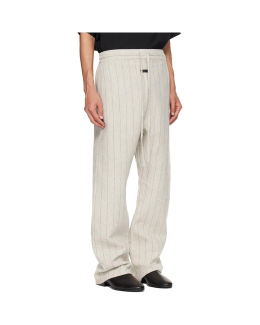 Fear Of God Natural Double Face Wool Baseball Flared Trousers for men