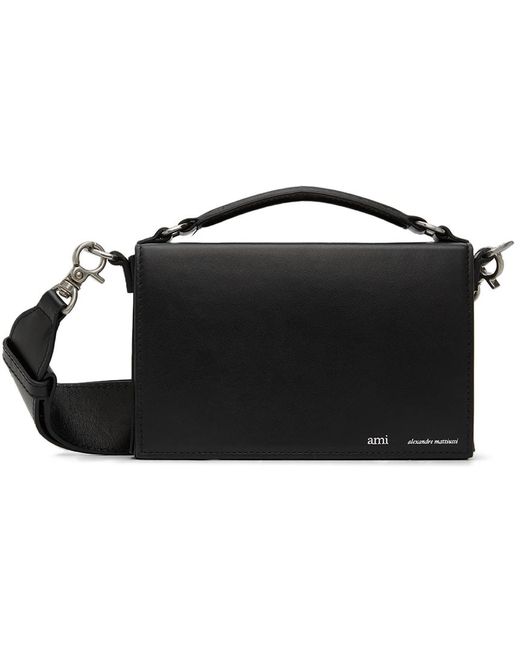 AMI Black Lunch Box Bag for men