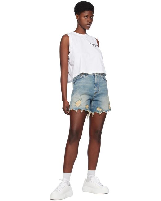 Balmain Blue Pants & Shorts