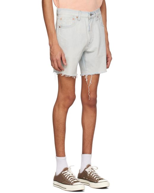 Levi's White Blue 501 '93 Shorts for men