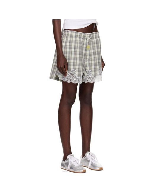 Martine Rose Black Ssense Exclusive French Knickers Shorts