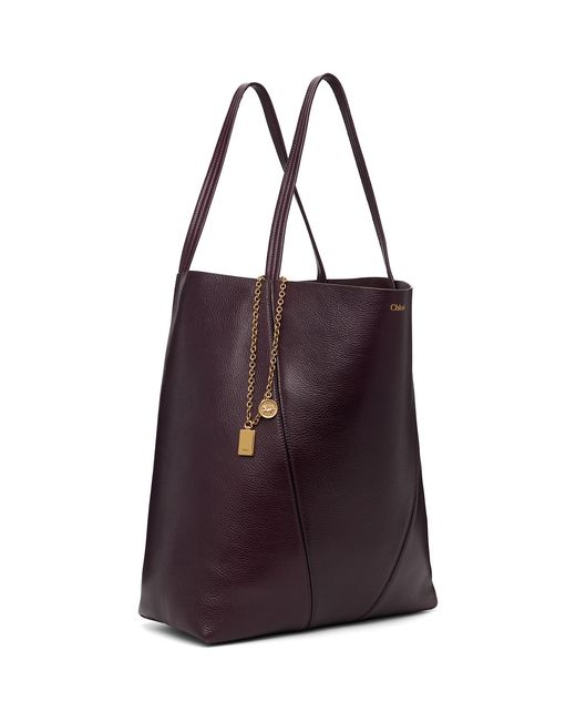 Chloé Purple Large Spin Tote
