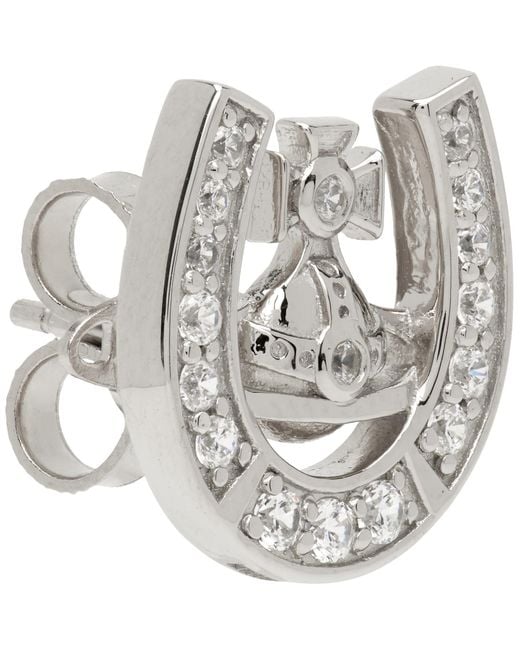 Vivienne Westwood Metallic Horace Single Earring for men