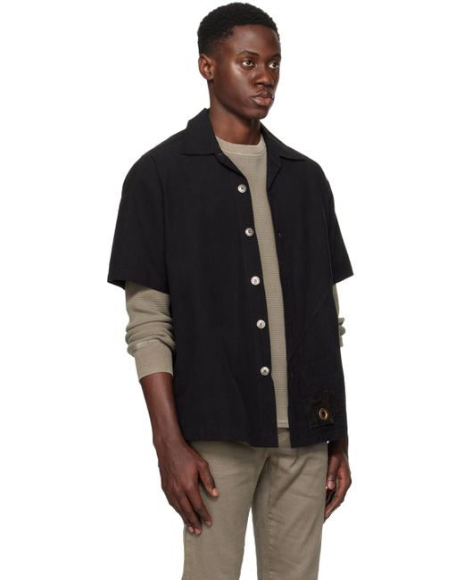 Chemise tent noire Greg Lauren pour homme en coloris Black
