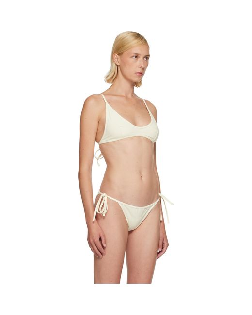 Totême  Natural Off- Scoop Bikini Top