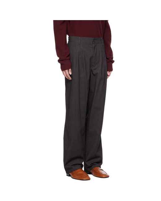 Isabel Marant Black Yostin Trousers for men