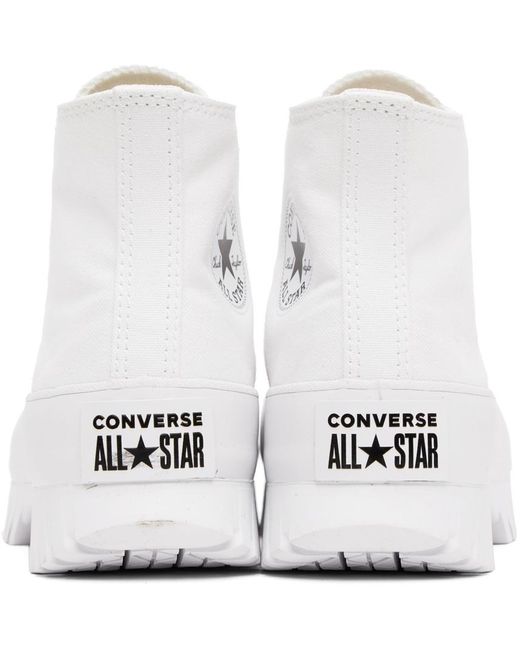 Baskets chuck taylor all star 2.0 blanches à semelle épaisse Converse en coloris Black
