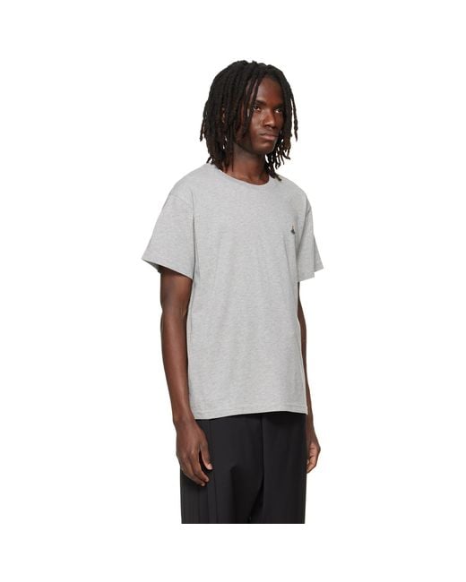 Vivienne Westwood Gray Classic Orb T-Shirt for men
