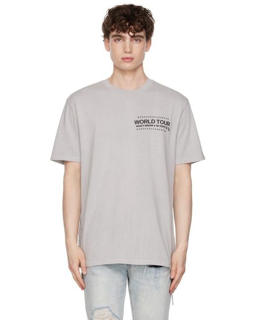 Ksubi Cotton Paste Up biggie T-shirt in Grey (Gray) for Men | Lyst