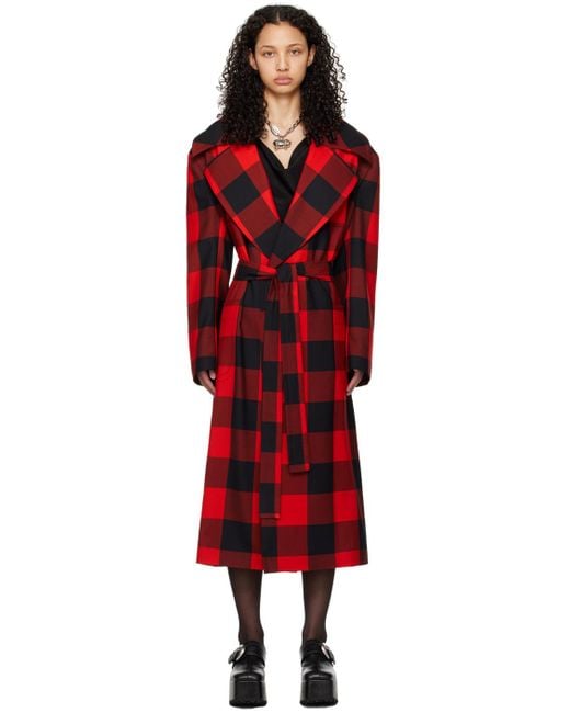 Vivienne Westwood Red Paulina Coat for men