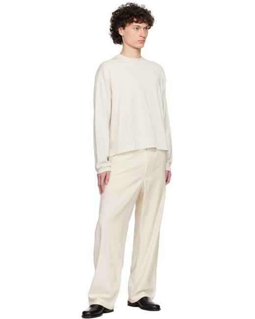【関税込み】YLEVE グレー Gas Singeing コットン Tシャツ 1705160013-020_MAIN.jpg?v=