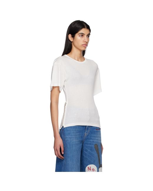 Stella McCartney White Chain T-shirt