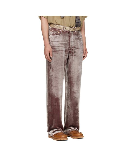 Magliano Multicolor Laser Flattone Silk Jeans for men