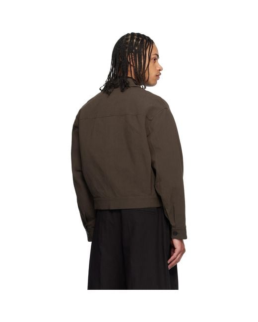 Studio Nicholson Black Piper Jacket for men