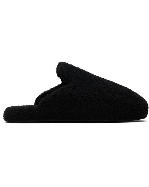 Tekla Black Home Slippers for men