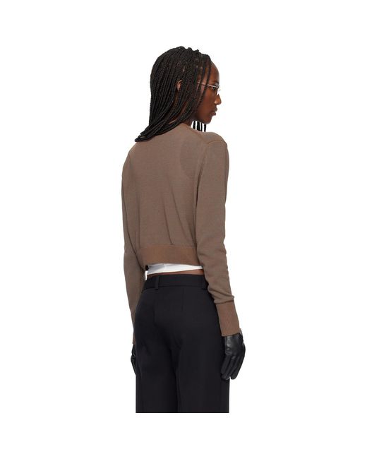 Our Legacy Black Micro Cardigan