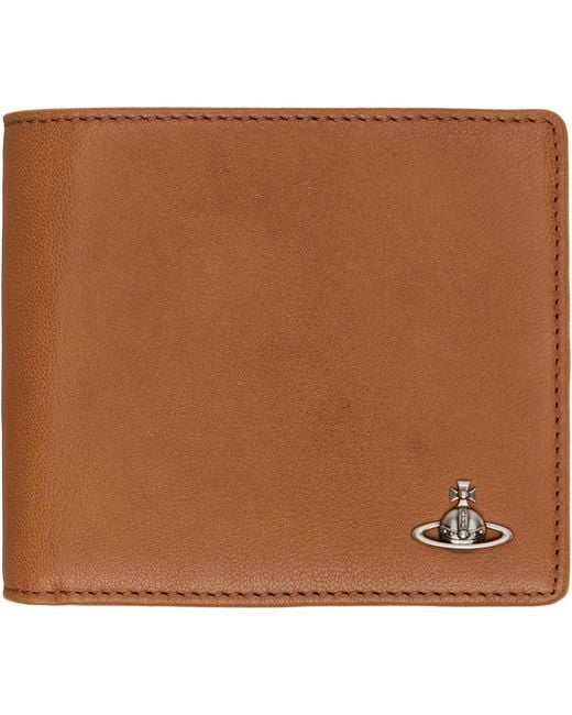 Vivienne Westwood Brown Coin Pocket Wallet for men