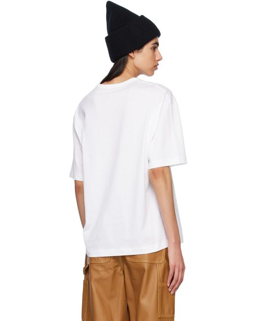 Acne White Patch T-shirt