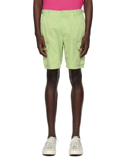 Saturdays NYC Green Balugo Sunbaked Shorts for men
