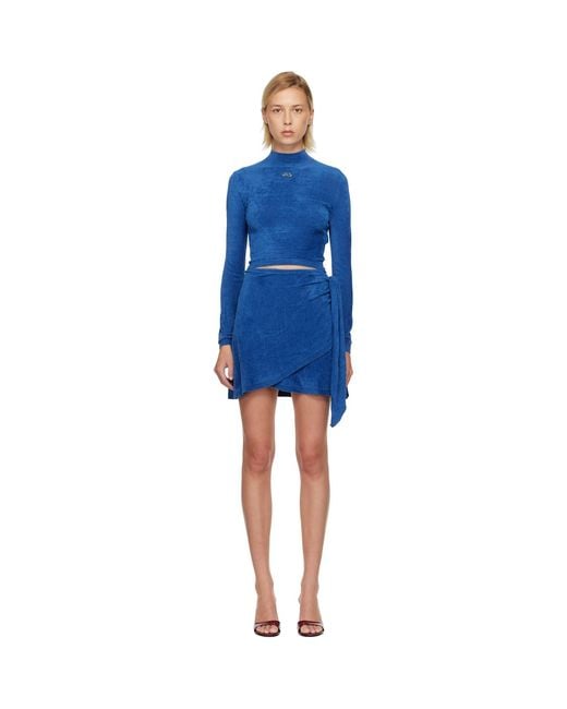DIESEL Blue M-Cenil Minidress