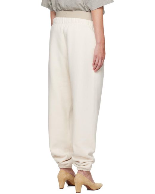 Fear Of God White Off- Essentials Sweatpants