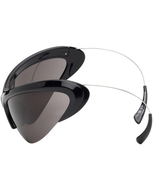 Balenciaga Black Wire Sunglasses for men