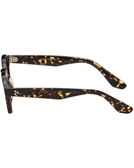 AKILA Black Shell Logos Glasses for men