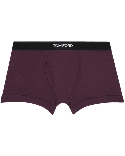 Tom Ford Purple Classic Fit Boxer Briefs for men
