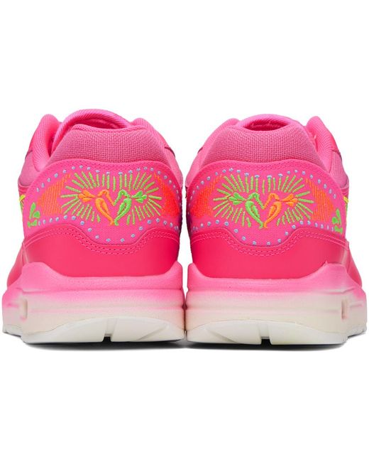 Nike Black Pink Con Mi Familia Air Max 1 Premium Sneakers for men
