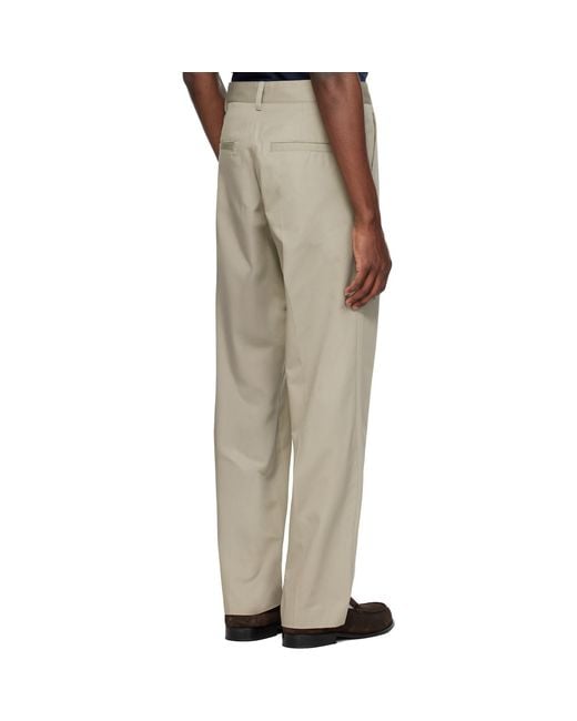 A.P.C. Natural Dylan Trousers for men