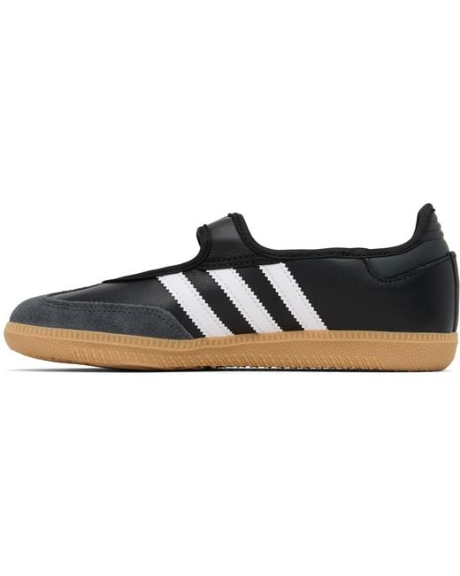 Adidas Originals Black Samba Jane Ballerina Flats