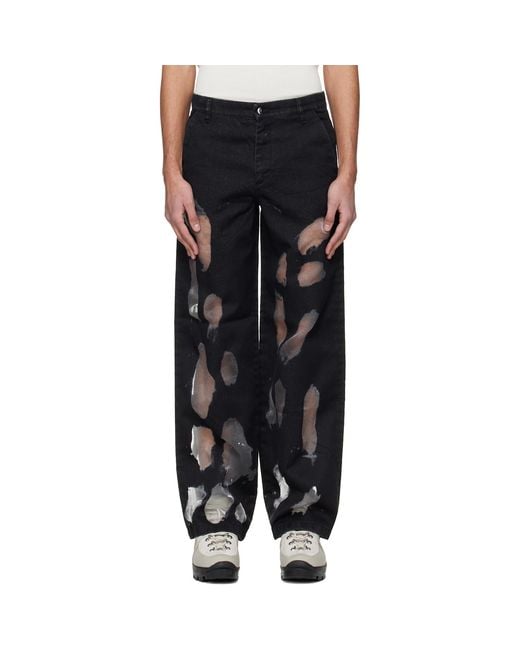 HELIOT EMIL Black Gallop Jeans for men