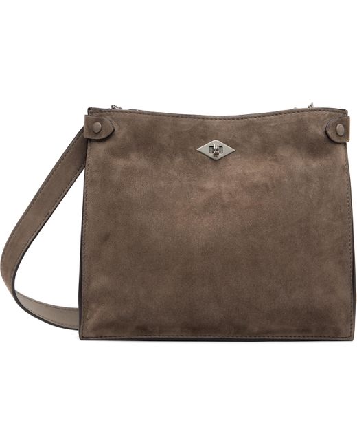 Metier Black Taupe Stowaway Crossbody Bag